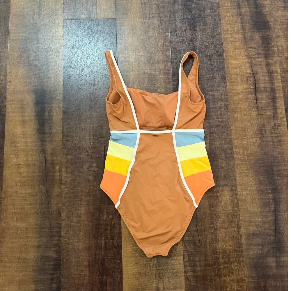 Rip Curl Rainbow Side Panel One Piece Swimsuit Size Small - Picture 7 of 8